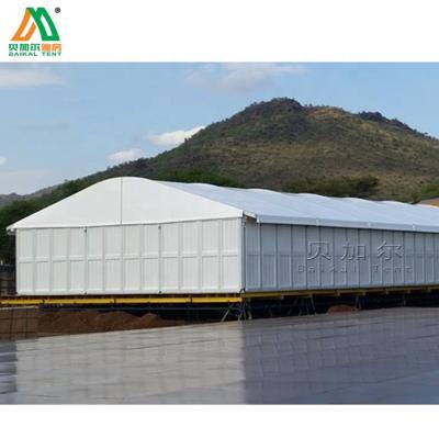 China Customized Arcum Permanent Curved Tent For Baikal Event Rental Center BKL-A92 for sale