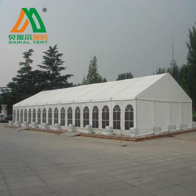 China 850 g/m2 Double PVC-coated Polyester Aluminum Transparent Outdoor Winter Event Tent Marquee for sale