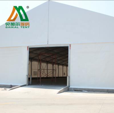 China High Reinforce Aluminum Outdoor Large Wind Resistant Storage Industrial Tent For Warehouse for sale