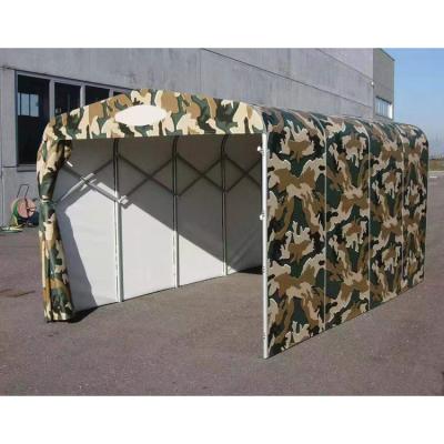 China Disinfection tent with tarnishing system view PVC coating aluminum foldable disinfection tent with tarnishing system for sale