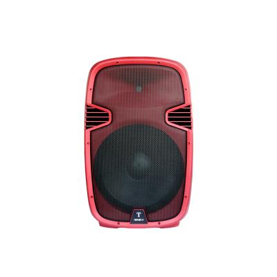 China Battery Overcharge 15 Inch Two Way Rechargeable Portable Outdoor Wired Speakers for sale