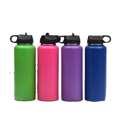 China PORTABLE Water Bottle 32oz 40oz Stainless Steel Vacuum Insulated Flask For Travel Large Capacity Portable Sports Thermal Bottles for sale