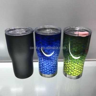 China Sustainable Premium Quality Dual Wall Stainless Steel Portable Tumbler 30 oz Cooler for sale