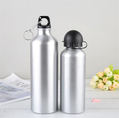 China Sustainable Colorful Easy Carrying Sports Drinking Aluminum Bike Water Bottle With Lid for sale