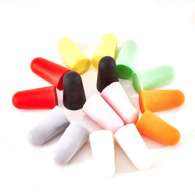 China Hot Sales 24*12mm Soft All Kinds Of Colors Sound Proof Earplugsapply To For Dormitory 24*12mm for sale