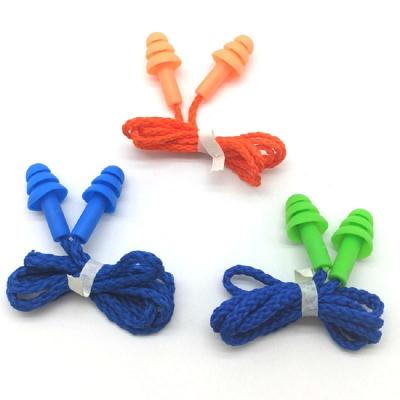 China Hot Selling Low Price Washable Silicone 29*14mm Noise Canceling Earplugsapply To For Swimming 29*14mm for sale