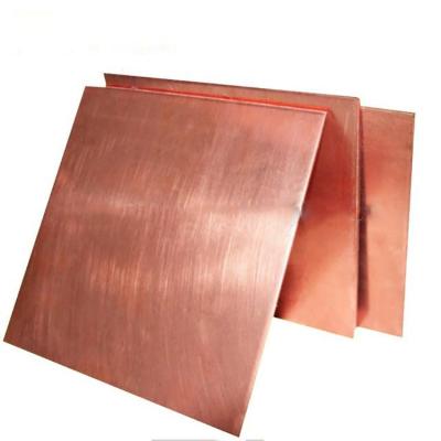 China Decoration Industry Copper Plate 1mm 2mm 3mm 4mm Customized Copper Plate for sale