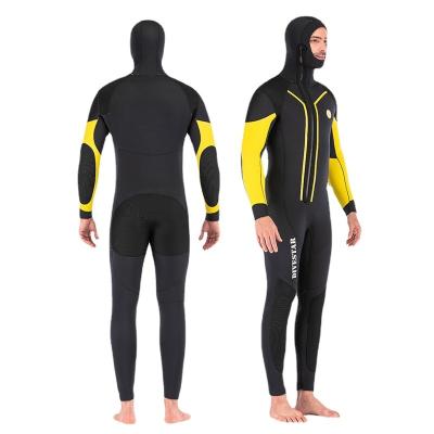 China 100% Waterproof Hot sale 7mm Neoprene warm Anti-prickingDiving Surfing Wetsuit Spearfishing swimming diving Suit for sale