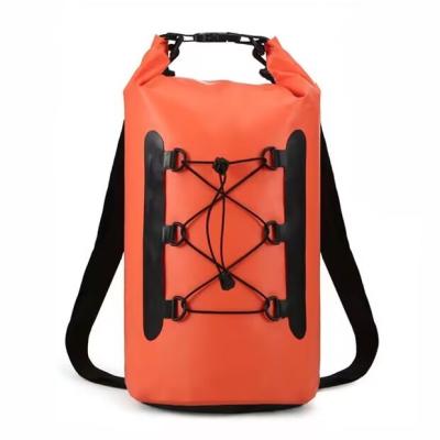 China PVC Hot sale  20L pvc outdoor diving swimming camping waterproof bean bag bucket backpack dry bag for sale