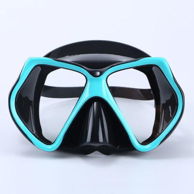 China Anti fog Adjustable anti fog high-definition panoramic tempered glass wide field underwater sports glasses Scuba diving mask for sale