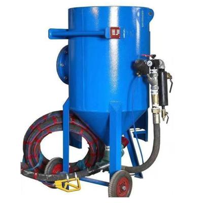 China High Pressure Open Sandblasting Tank Mobile Sandblasting Machine Factory Bestselling for sale