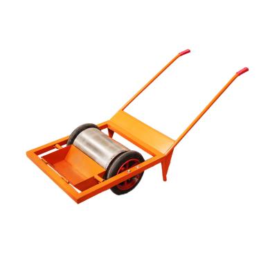 China Building Material Shops Sweeper Magnetic Steel Pulled Collect Trolley Metal Recovery Machine Floor Cleaning Sweeper for sale