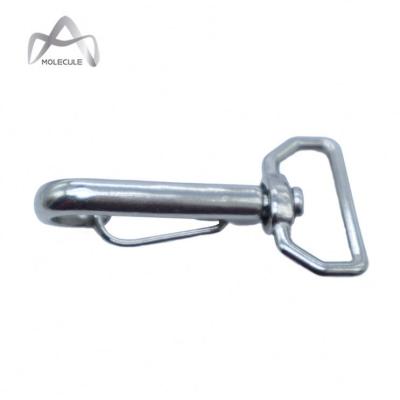 China High Quality Heavy Industry Bag Accessories Spring Metal Hooks Buckle Snap Hook D Ring Square Buckle Swivel Clip for sale