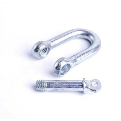 China Electric Galvanized Big D European Type Shackle Heavy Industry Steel Big D European Type Shackle for sale