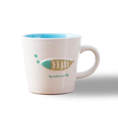 China Embossed Color Luster Office Ceramic Mug By Viable Creative Cute Ceramic 3d Cartoon Mug Customization Practical Gift for sale