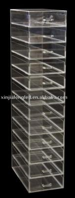 China Healthy See Stackable Clear Acrylic Drawer Organizer Acrylic Storage Drawer for sale