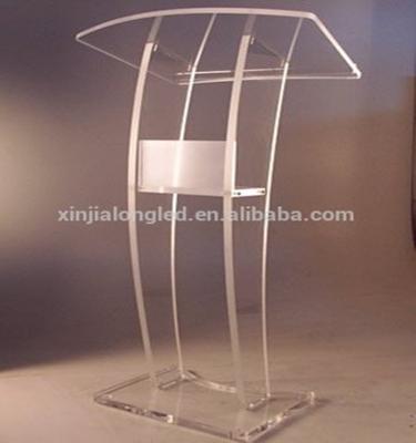 China Eco - Friendly Material Clear Acrylic Lectern And Podium For Speech Exhibition Stand Acrylic Flooring for sale