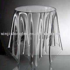 China Coffee Table Illusion Table by John Brauer Clear Float Table Stunning Table Available in Acrylic for sale