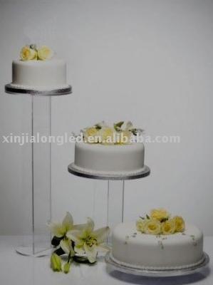 China Wholesale Eco-friendly High Quality 3 Layer Wedding Cake Stand Acrylic for sale