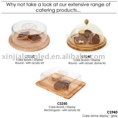 China Eco - Friendly Healthy Acrylic Dessert Show Persex Cake Cover for sale