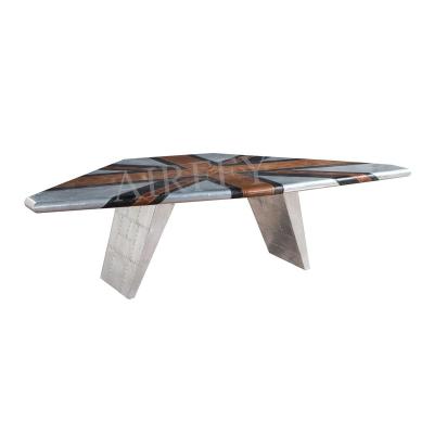 China Durable Union Jack Office Furniture Meeting Table Desk Workstations Aviator Wing Desk For Home Office Commercial Studio Office for sale