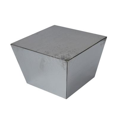 China Modern Glitter Drawer Stainless Steel End Side Coffee Table For Living Room Waiting Room Hotel Villa for sale