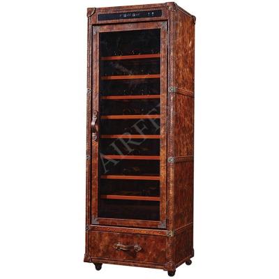 China Romantic Wine Cabinet Wine Crate Cooling Cooling Rack For Villa Home Clubhouse Hotel Bar Winery Dining Room for sale