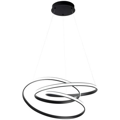 China CHOICEYOUNG Modern Polished Aluminum Minimalist Indoor Hotel LED Living Room Decorative Pendant Lighting Modern Home Chandelier Lamp for sale