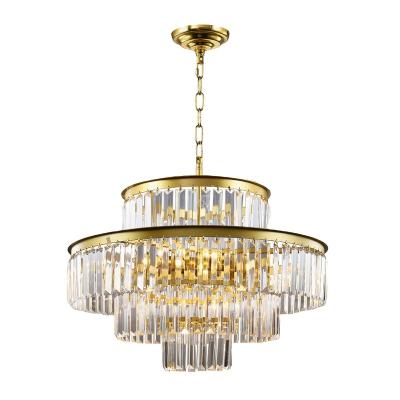 China Modern CHOICEYOUNG Gold Chandelier Crystal Pendant Light Indoor Lighting Dining Room Modern Luxury Hotel Living Room for sale