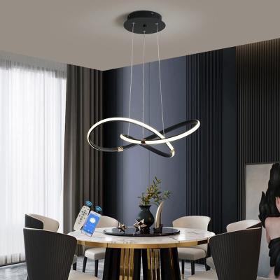 China Nordic Modern Style LED Design Ceiling Light Indoor Hotel Chandelier Modern Creative Minimalist Pendant Lamp Home for sale