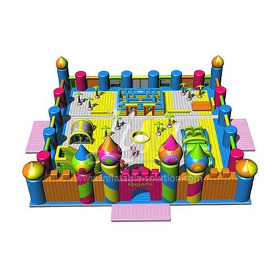 China PVC Best quality PVC material inflatable children playground inflatable park indoor and outdoor for sale for sale