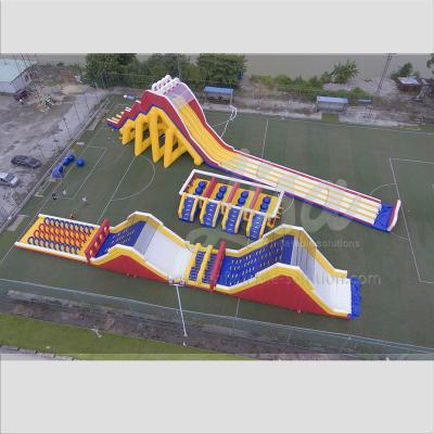 China PVC LISA Tailor Outdoor & Indoor Inflatable Obstacle Courses Park Crazy 5k Sprint for sale