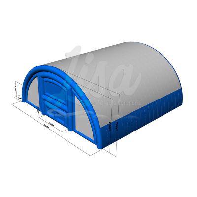 China Outdoor events LISA Custom Make Large Outdoor Inflatable Events Tent Airtight Sports Football Tent for sale