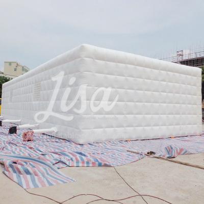 China Outdoor events LISA Custom Make Outdoor White Inflatable Tent Events Tent Air Tent for sale