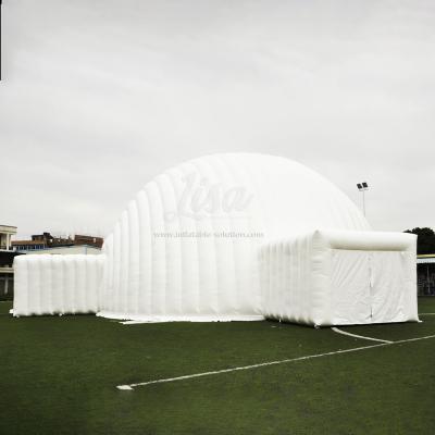 China Outdoor events LISA Orignal Factory Large White Outdoor Inflatable Dome Tent Igloo Events Air Tent for sale