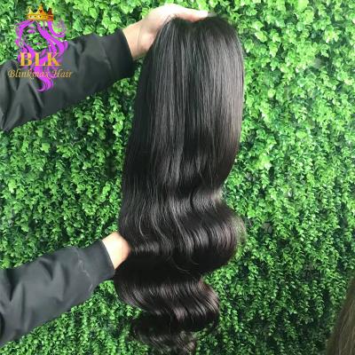 China Silky Straight Frontal Wig 34 Inch Brazilian Full Lace Body Wave Hair Wigs Human Hair Wigs For Colored Women 150% Density Glueless Remy Lace Wigs Full for sale