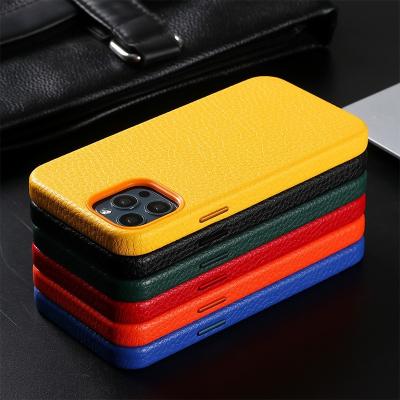 China Official Shockproof Low Price Phone Case Protective Magnetic Leather Cover with Magsafe for iphone 14 pro max leather case magsafe for sale