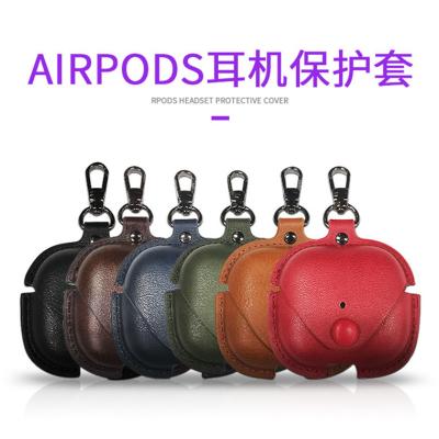 China Designer Case Luxury Factory Price Cheap PU Leather For Air Pods Case Cover Earphone Cover Device For Air Pods Leather 3 2 Pro Case for sale