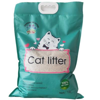 China Sustainable Bentonite Material Ball Shape Lovable Pet Cat Litter With Strong Grouping for sale