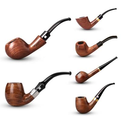 China High Grade Surface Treatment Factory Direct Sale Premium Wooden Smoking Tobacco Pipe Smoking for sale