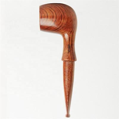 China Factory Sale Pear Wood Handmade Smoking Pipe Straight Stem With 9mm Smoking Filter for sale