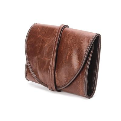 China Convenient Fast Shipping Premium Quality Genuine Storage Smoking Pipe Pouch Soft Leather Bag for sale