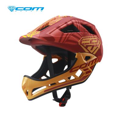 China For Kids Outdoor / New Style Kids Junior Young Adult Full Face Helmet Protective Head Protective Indoor Recycling Indoor Recycling Safe Packing Red for sale