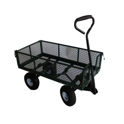 China Factory Poly Qingdao Convenient Garden Dump Lawn Cart Tools Wheelbarrows for sale