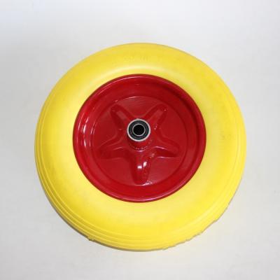 China Heavy Duty Industrial Garden Hand Cart Transport Roller Cart PU Wheels for sale