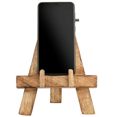 China China Morden Craft Perfect Sturdy Durable Multi Functional Tablet Smartphone Stand Wooden Cell Phone Holder for sale