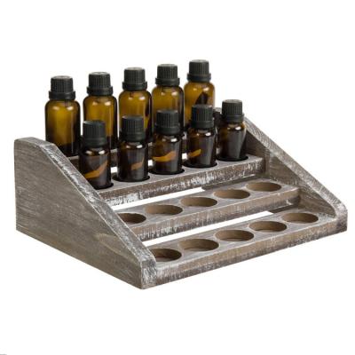 China Large Size Rustic Sturdy Multi Functional Wooden Rack Craft Display Water Proof Essential Oil Eco-Friendly Material for sale