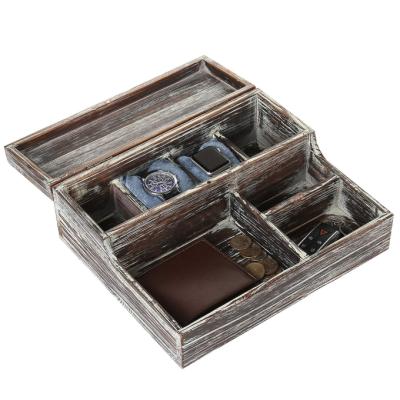 China Recyclable Large Size Multi Functional Handmade Durable Handmade Vintage Storage Gift Storage Craft Solid Wood Box for sale