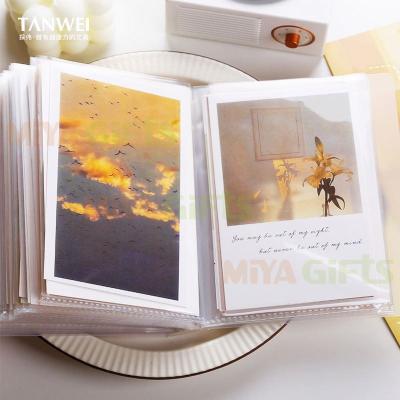 China Marquee Decorative Custom Hard Plastic Pocket A6 Sticker PP Cover PP Sticker Storage Loading Book Collection for sale