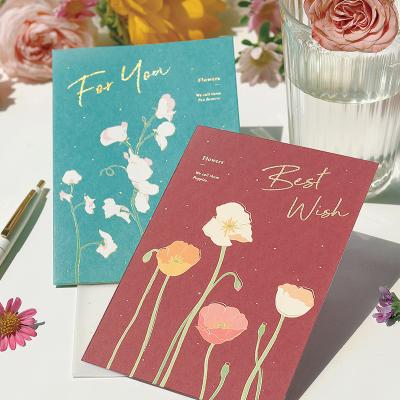 China paper & Personalized Cardboard Printing Postcards Heavy Paper Foiled Gift Cards Thank You Greeting Cards for sale